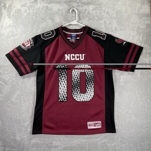 NCCU Eagles Big Boy Headgear Jersey men's Medium NC Central Football Shirt #10